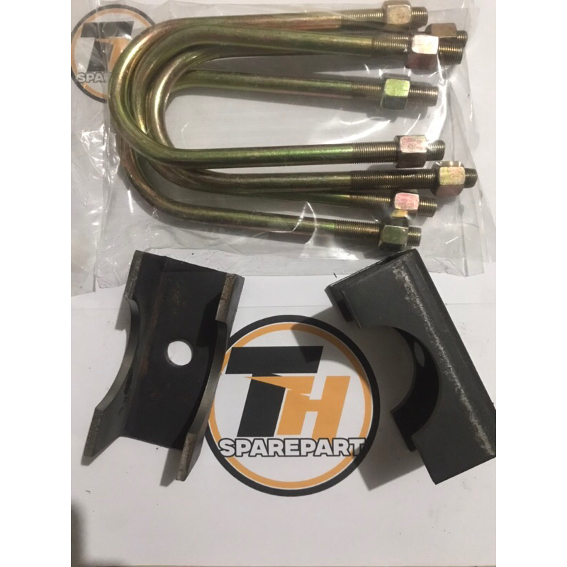Under Axle Kijang Set Kanan Kiri + Baud U Bolt 19,5cm