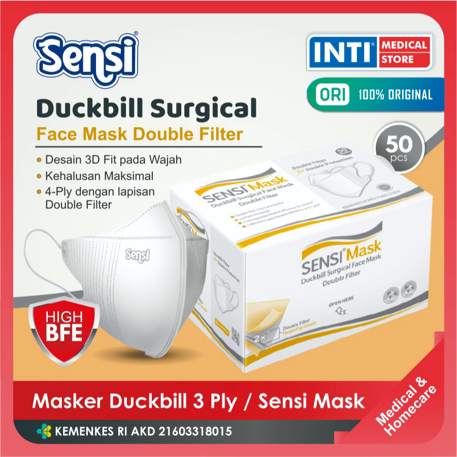 Masker Sensi Duckbill / Sensi Mask