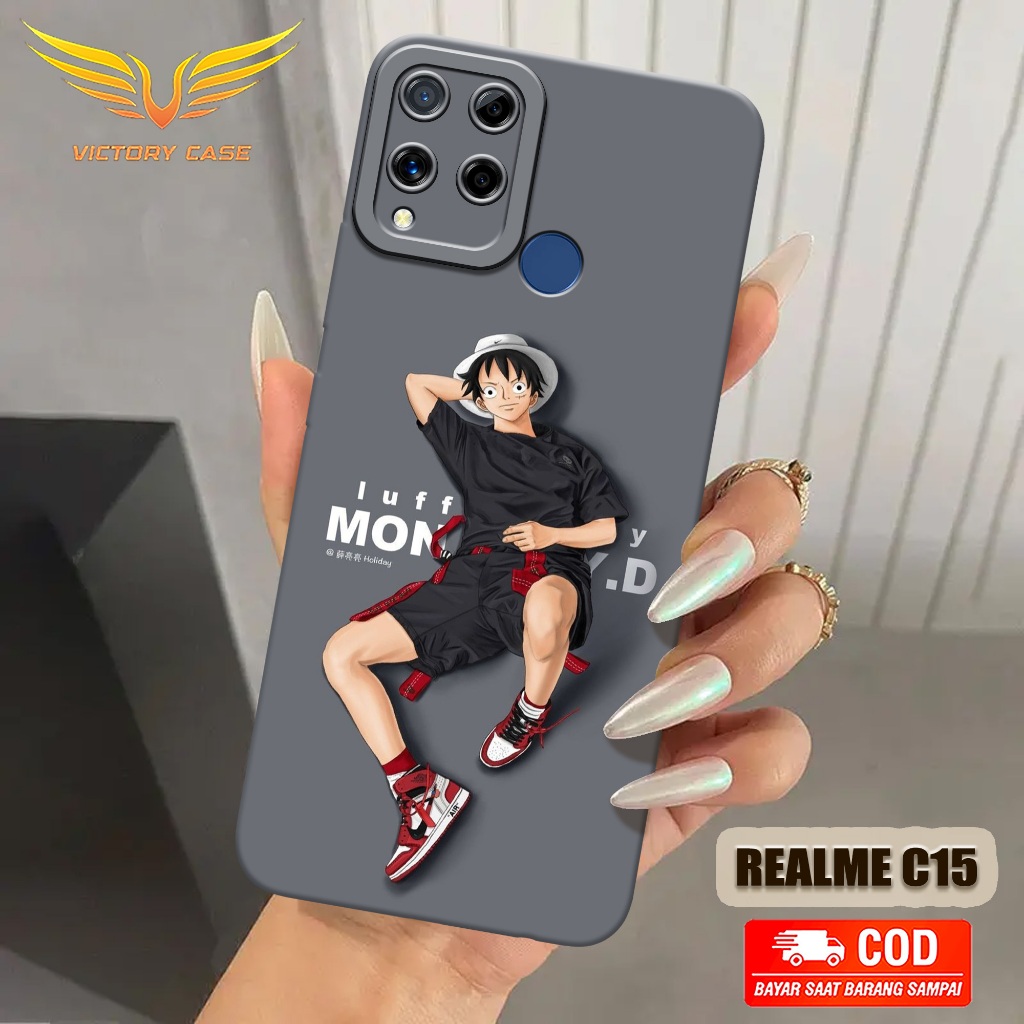 New Anime Case - Softcase Realme C15 Terbaru - Case Hp Realme C15 - Casing Realme C15 - Case Lentur 