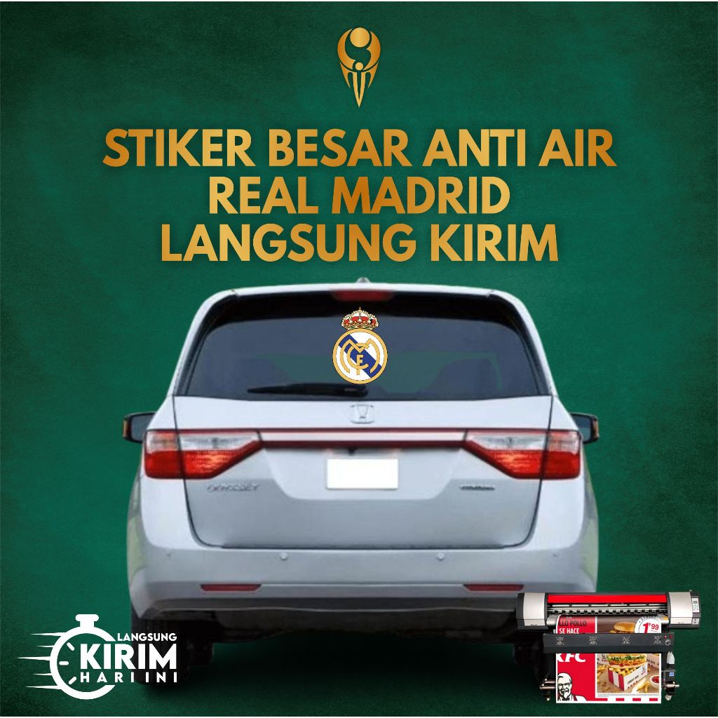 

STIKER BESAR ANTI AIR REAL MADRID LANGSUNG KIRIM - SOLDIMPRO