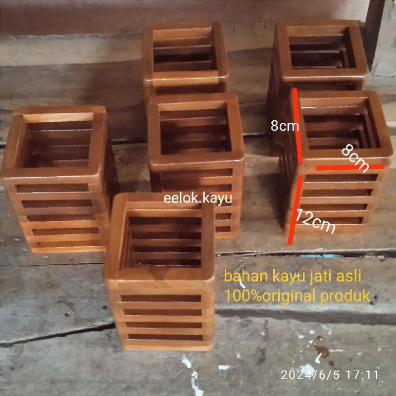 

kotak pensil tempat pensil kayu jati
