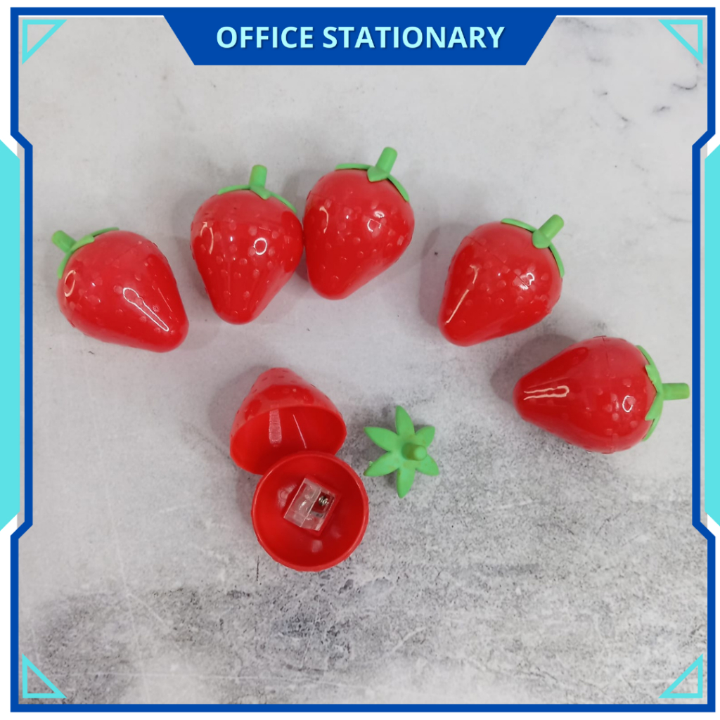 

OFS Rautan Pensil Anak Sekolah Bentuk Stoberi