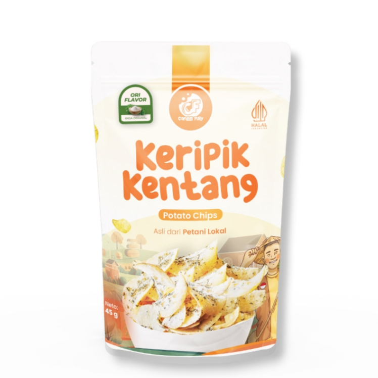 

Canggi Fully Keripik Kentang Gluten Free 45g - BISA MIX VARIAN
