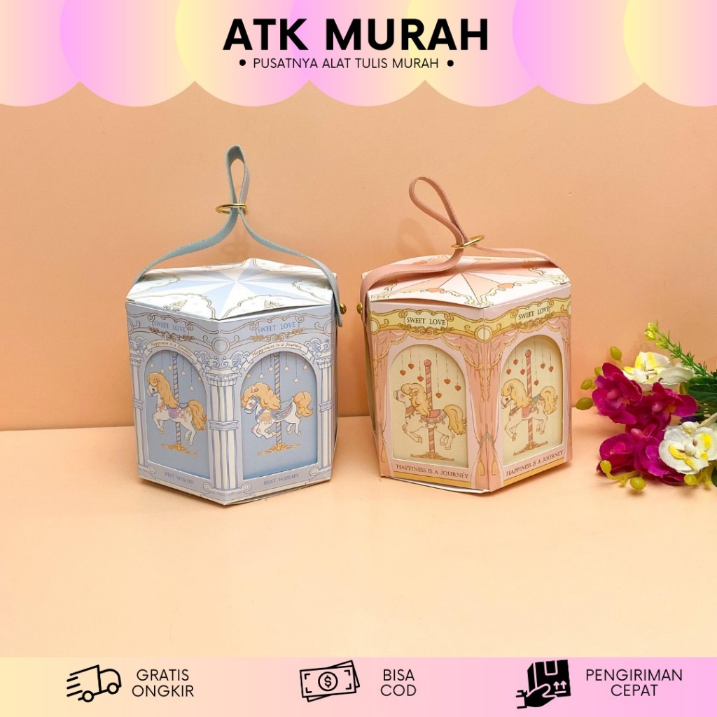 

BOX HAMPERS SEGIENAM MOTIF KUDA MN-1674 NATAL LEBARAN SINCIA TAHUN BARU PACKAGING