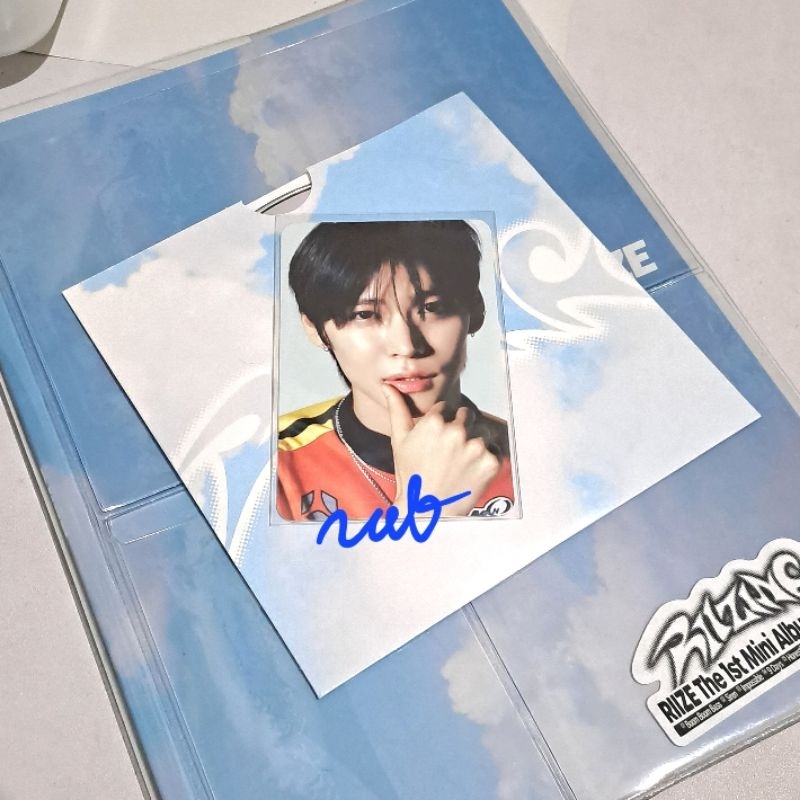 pc photocard eunseok bibir pair riize album only collect book