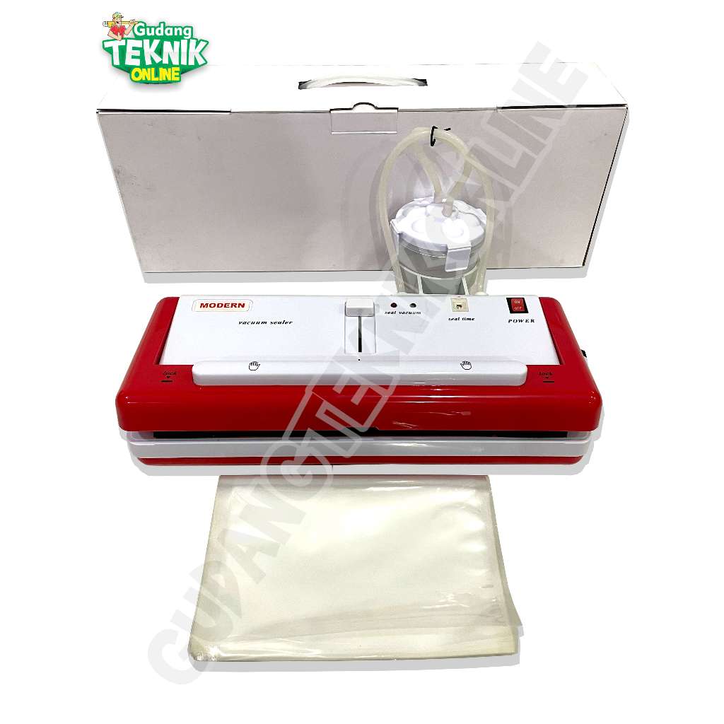 MODERN Vacuum Sealer Makanan MODERN DZ280/2SE DZ-280A  Vacum Vakum Pakum Udara Pengemasan Makanan Ik