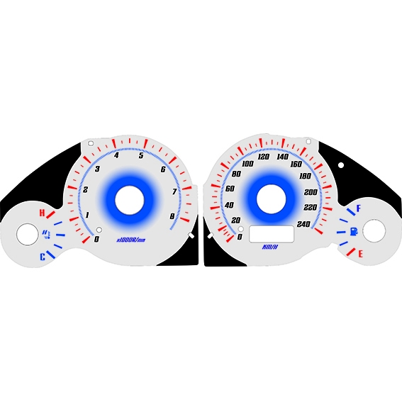Custom Speedometer Mobil CIVIC OLD