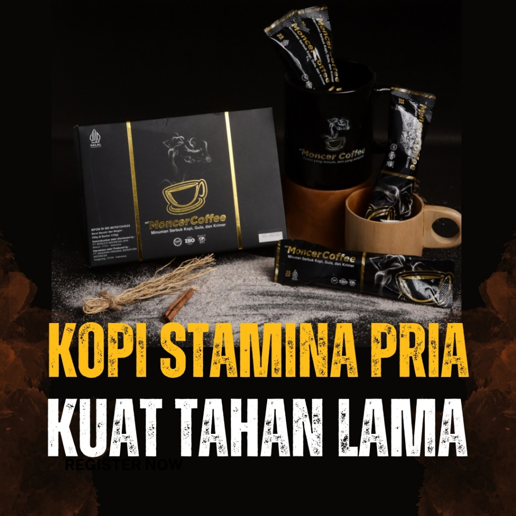 

KopiMoceerr Coffee Original Kopi Stamina Pria Kuat Tahan Lama Sampai Pagi Alami Tanpa Efek Samping