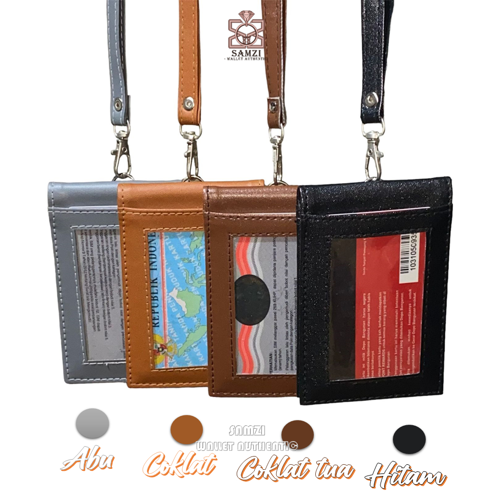 

SAMZI | Id Card Holder Depan Belakang Name Tag Layard Tempat Kartu Nama Kartu Pengenal Gantungan Kartu Karyawan