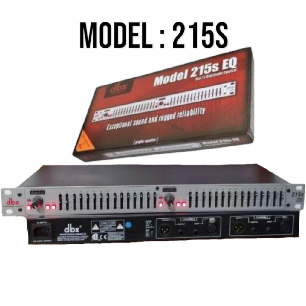 EQUALIZER DBX 215S / 215 SILVER