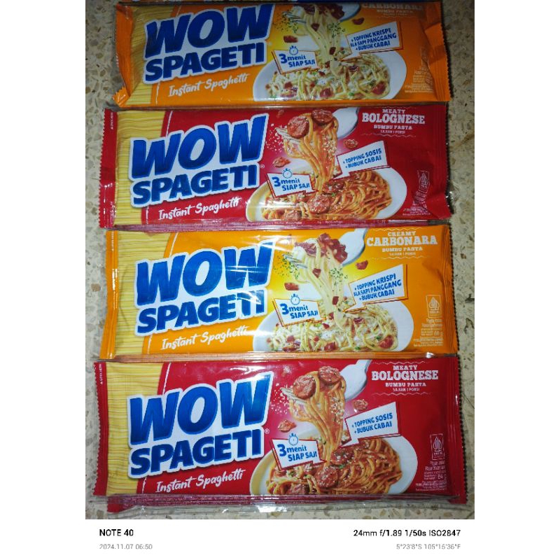 

MIE VIRAL WOW SPAGETI BOLOGNISE Carbonara