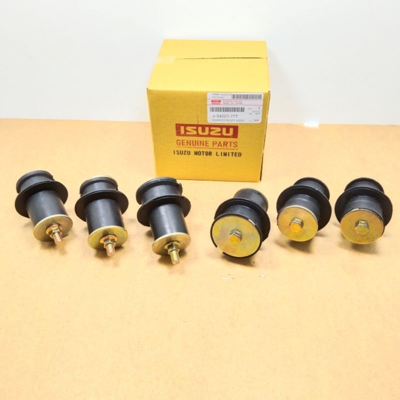 KARET  BODY / KARET KABIN  (1SET 6PC ) ISUZU PANTHER 2.3 2.5 KARET BODI  ORI