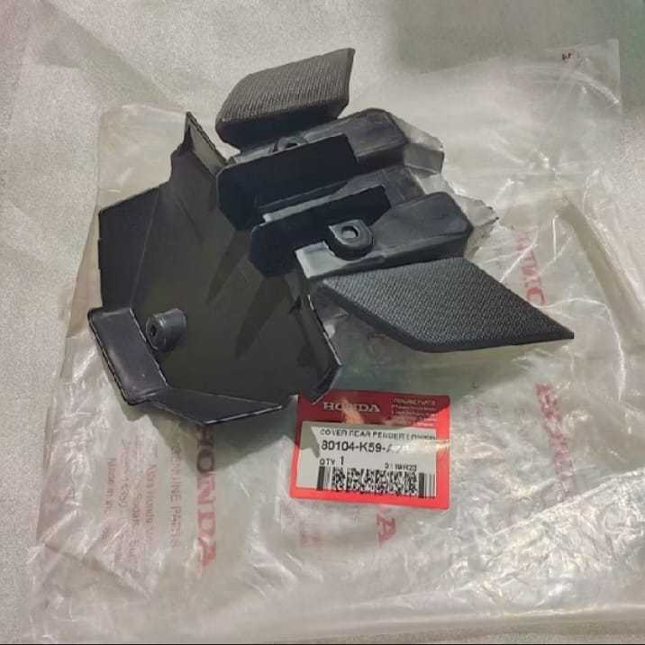 AHM 80104-K59-A70 Cover Rear Fender Lower tutup sambungan spakbor slebor belakang bagian bawah New V
