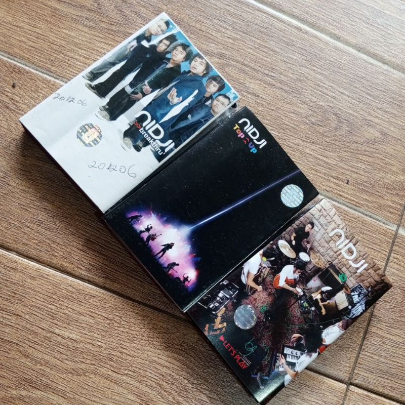 kaset pita lawas, kaset tip, koleksi jadul, variasi album Nidji, used, seken, bekas pakai, original