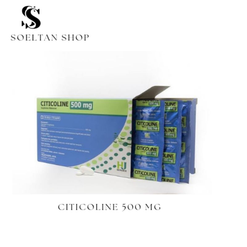 CITICOLINE 500 MG PRODUK HJ / SUPLEMEN KESEHATAN