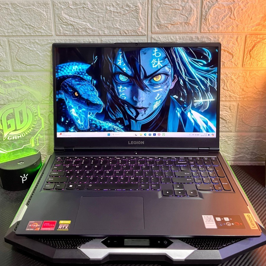 Lenovo Legion 5 Ryzen 7 RTX 3050 Ti 16 GB / 512 GB SSD 100% sRGB Gaming Desain Laptop
