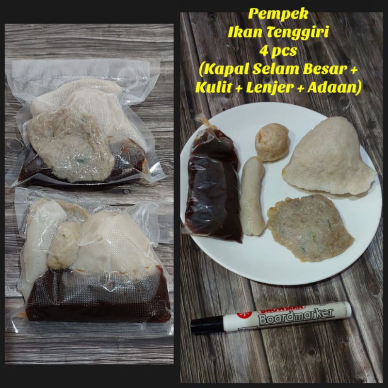 

Pempek Tenggiri isi 4 pcs pempek frozen