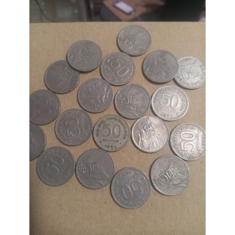KOIN 50 RUPIAH CENDRAWASIH (BEKAS)