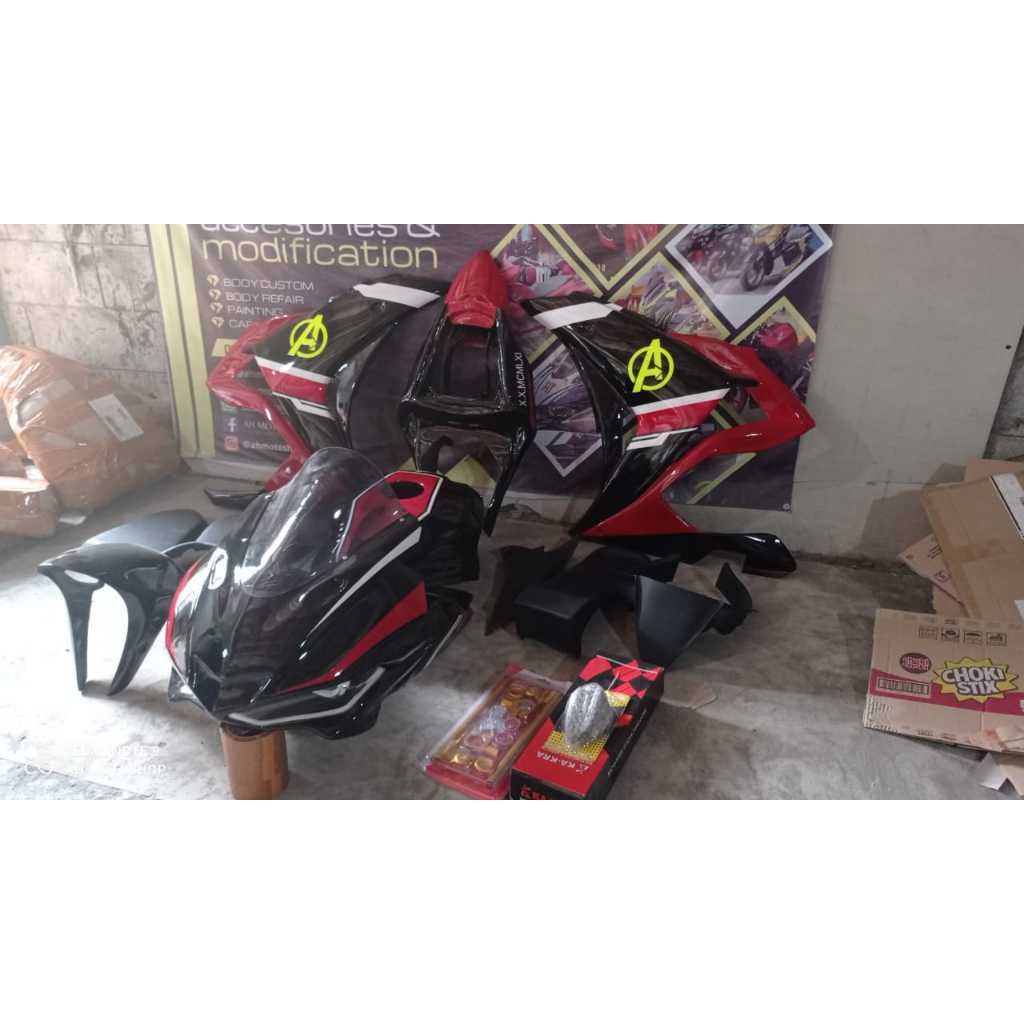 Full Fairing Yamaha New Vixion Model R25 Fullbody Modifikasi New Vixion Model R25