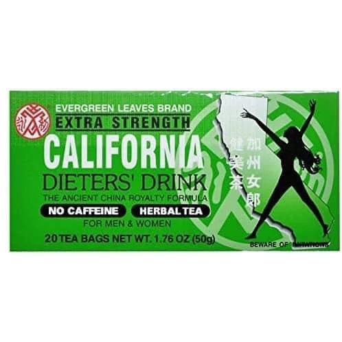 

EVERGREEN LEAVES BRAND CALIFORNIA DIETER'S DRINK BOX OF 20 PACKAGES