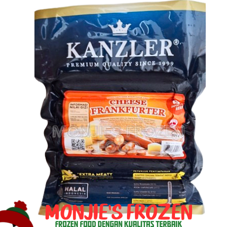 

KANZLER Cheese Bratwurst 360gr - Sosis Sapi dan Ayam Rasa Keju