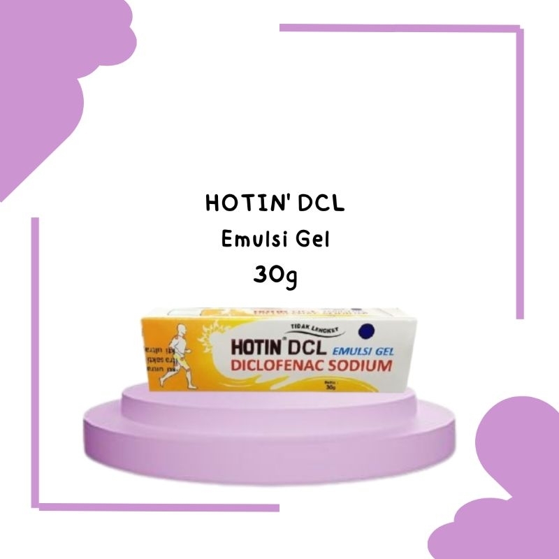 HOT in cream DCL Emulsi Gel/Pereda Nyeri/Sendi keseleo/Pegal pegal