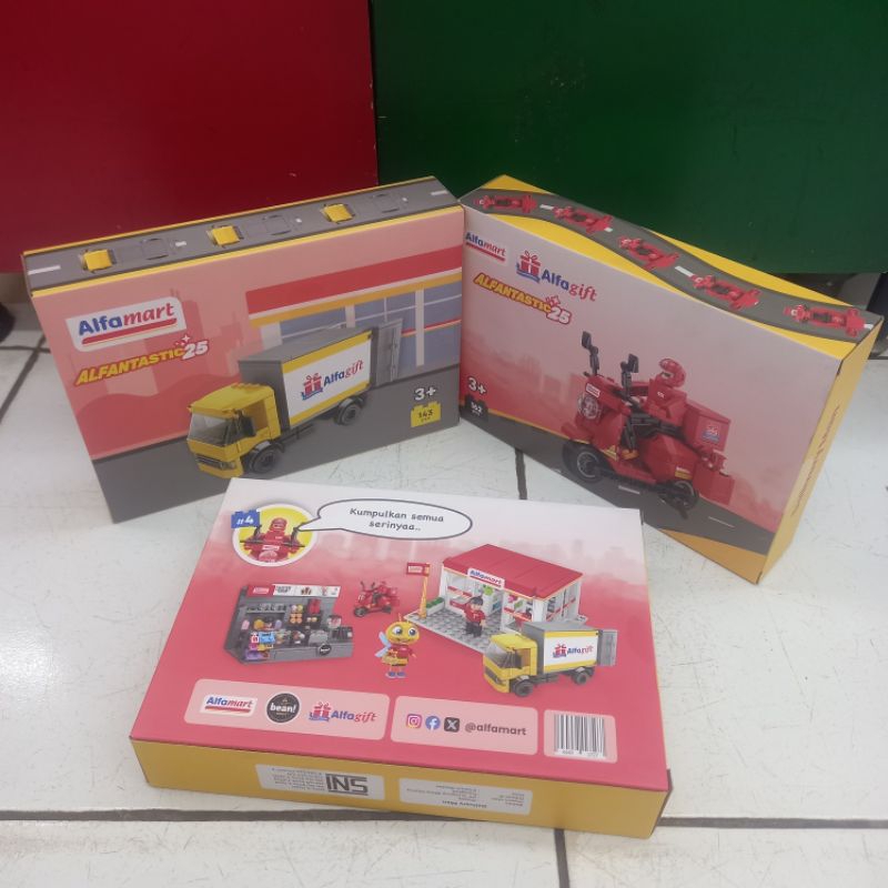 Alfa Bricks Toy Collection Lego Brick Mainan Lego Alfamart