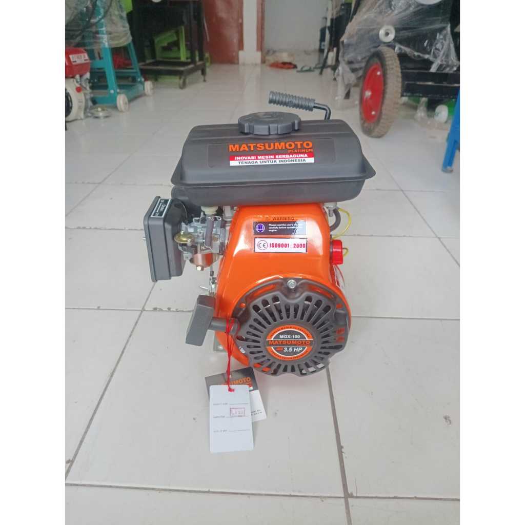 Mesin Penggerak Bensin 3.5 HP MATSUMOTO MGX100