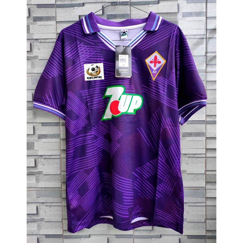 RETRO | Jersey Baju Bola Fiorentina Home 1992 1993 Grade Ori