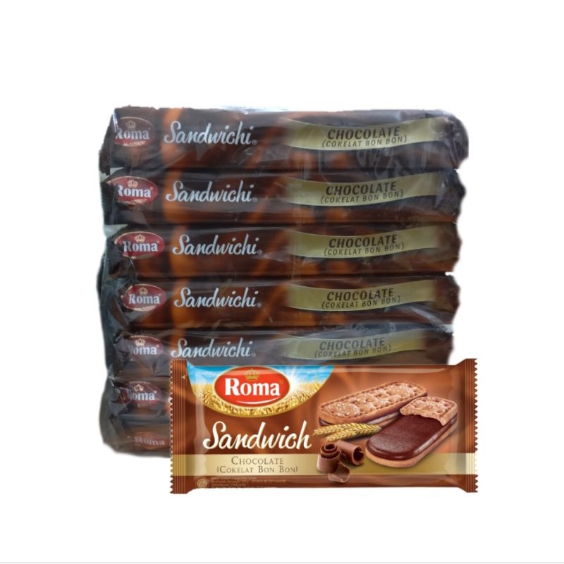 

Roma Sandwich Belgian Choco 157g (1 pack/7 bks)