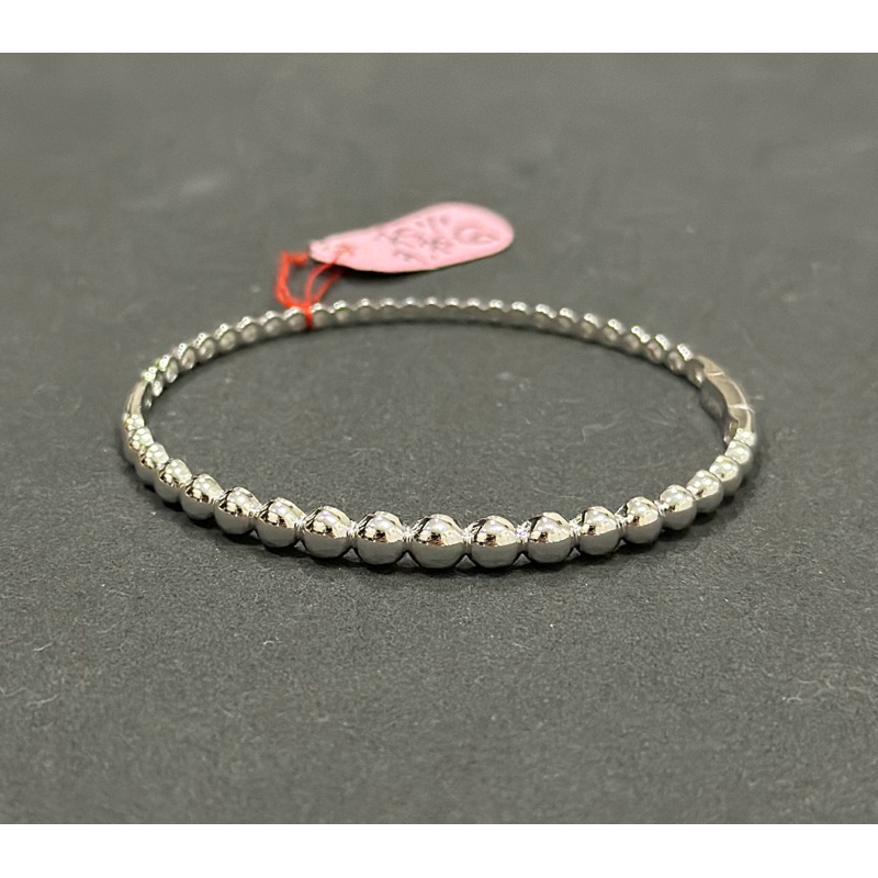 Gelang Bangle Emas Putih Boba 17k Amero