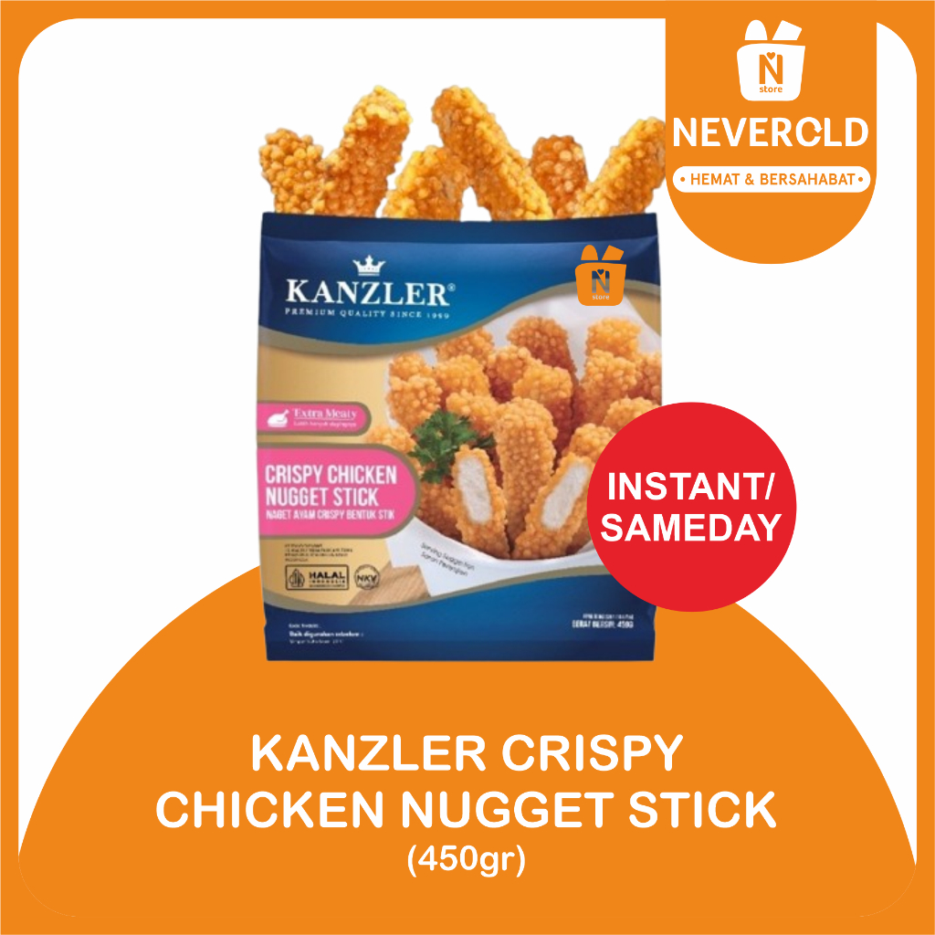 

KANZLER CRISPY CHICKEN NUGGET STICK 450GR