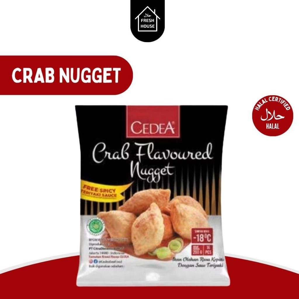 

CEDEA CRAB FLAVOURED NUGGET 250GR