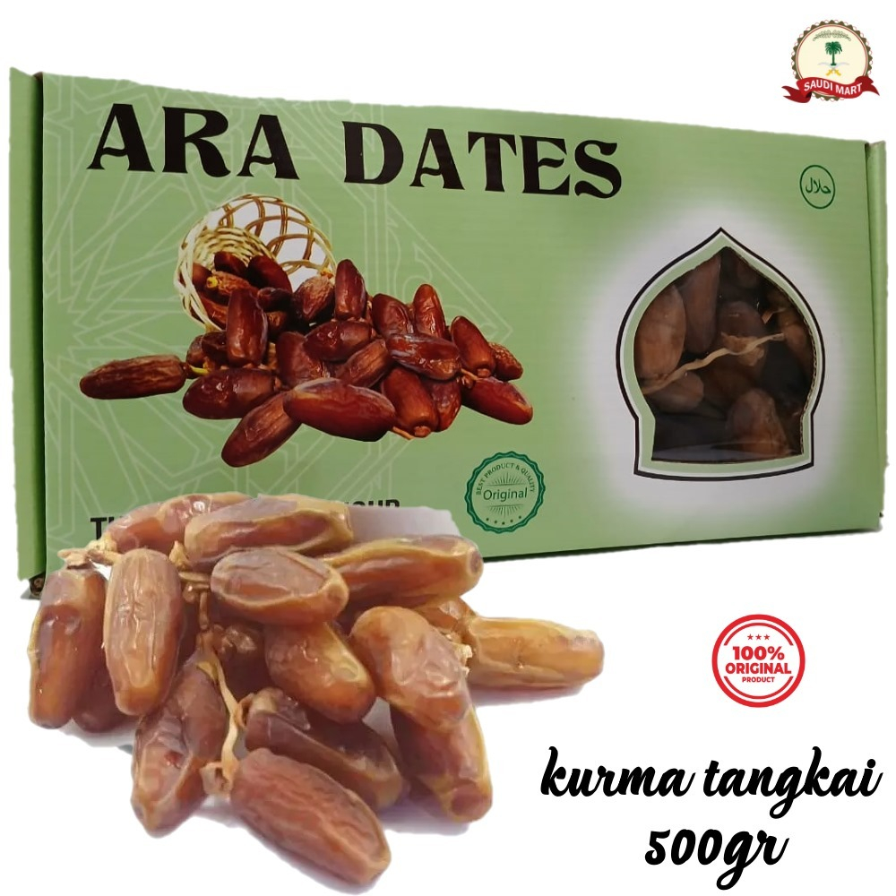 

Kurma Tunisia Tangkai Kemasan (ARA DATES) 500GR