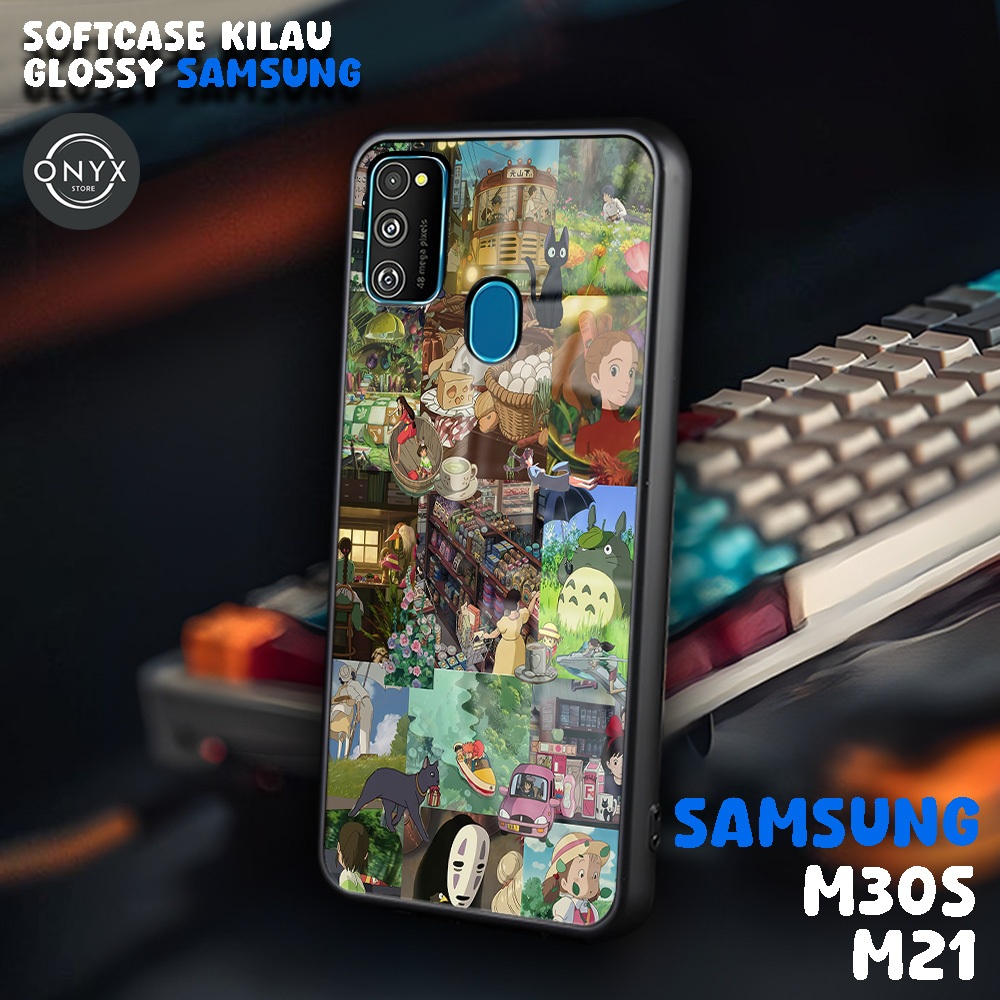 [AA23] Softcase SAMSUNG M21 | M30S | GIBLI | Case Samsung Keren Lucu | Casing Kilau Glossy Samsung M