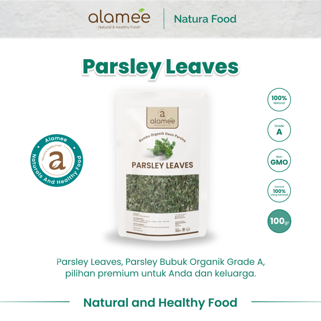 

ALAMEE Rosemary Leaves Daun Kering Dried Flakes Organik Garnish Rempah Bumbu 100 Gram