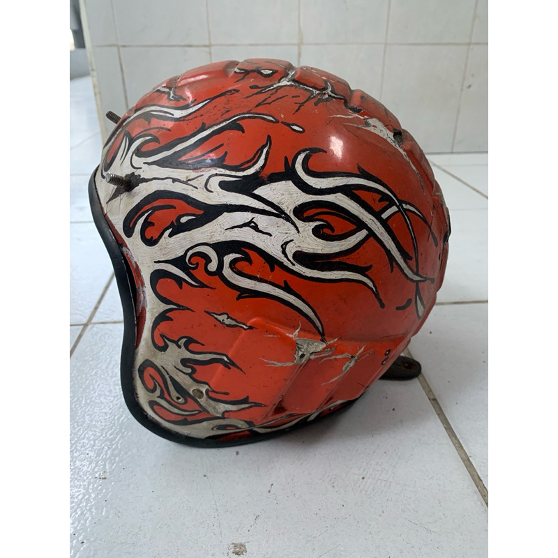 helm robot bahan antik jadul vintage