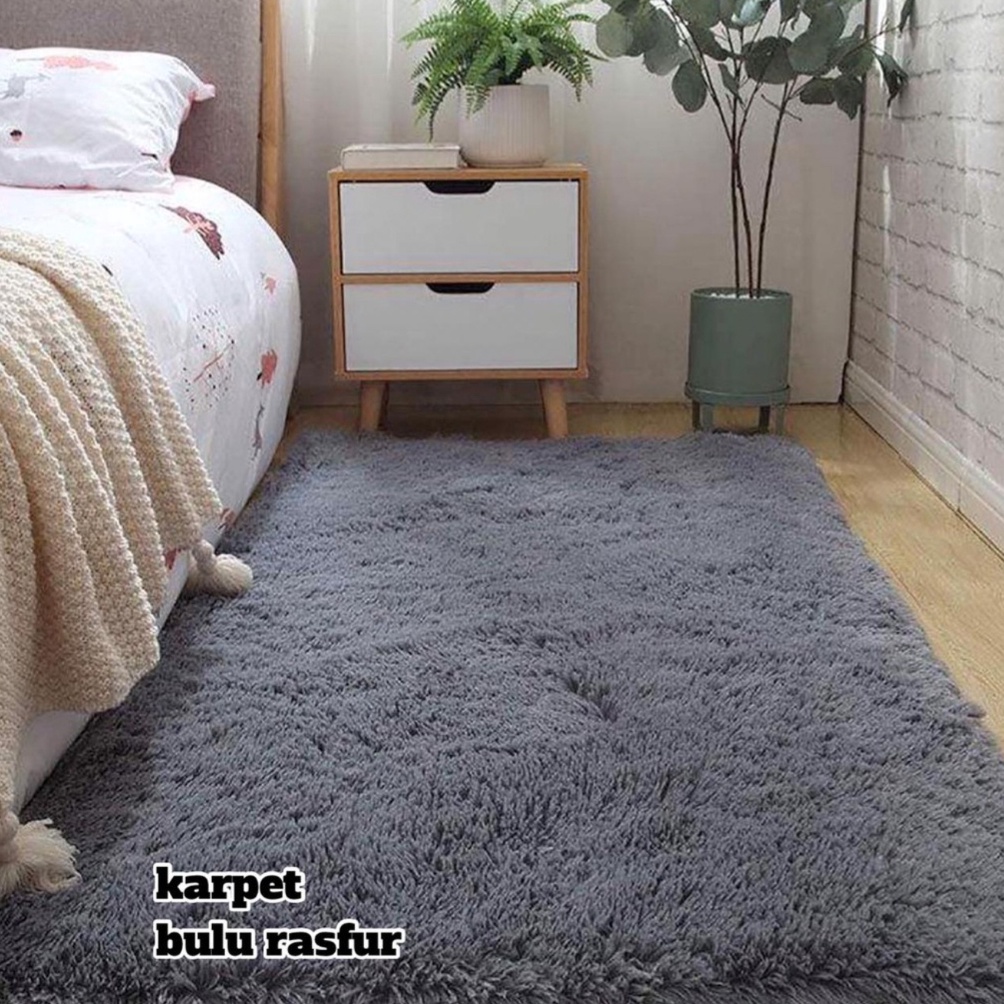 New Arrival KARPET BULU RASFUR SAJADAH BULU RASFUR BANTAL SOFA BULU RASFUR
