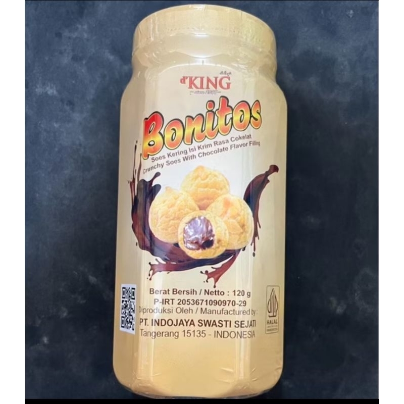 

King Bonitos Soes Kering Isi Krim Rasa Cokelat TOPLES