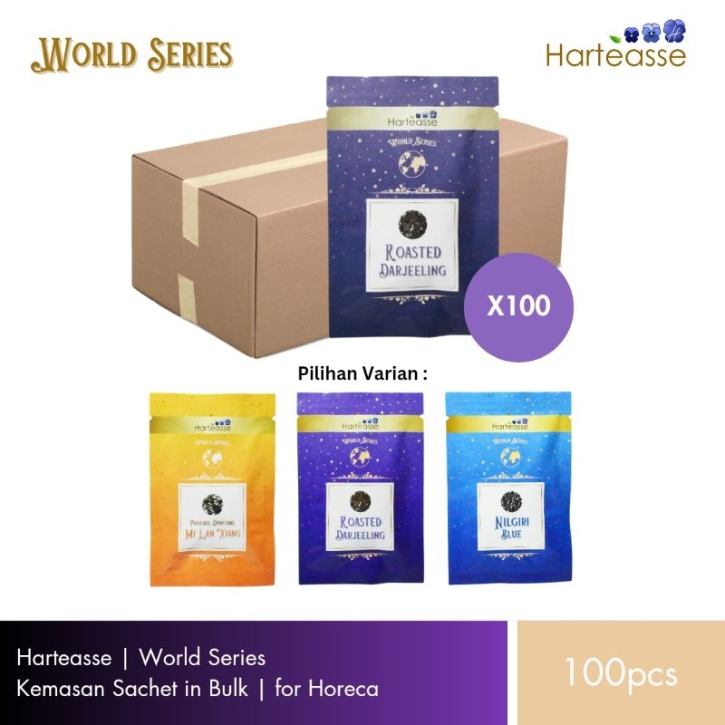 

Harteasse | World Series | Teh Premium Grosir untuk Horeca / Hampers | 100pcs