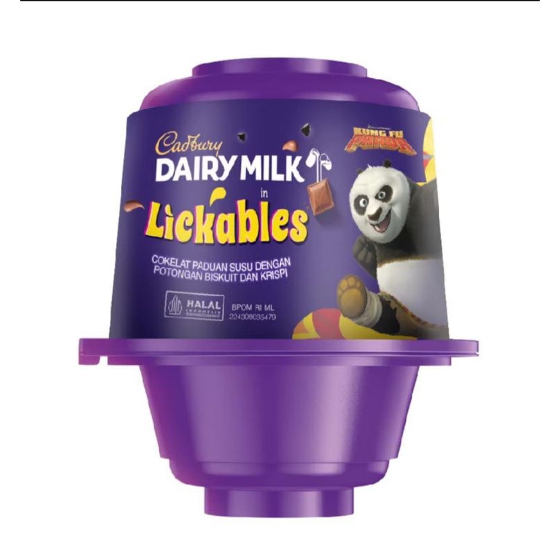 

CADBURY DAIRY MILK LICKABLES CHOCOLATE ,20 GR GRATIS PERMAINAN