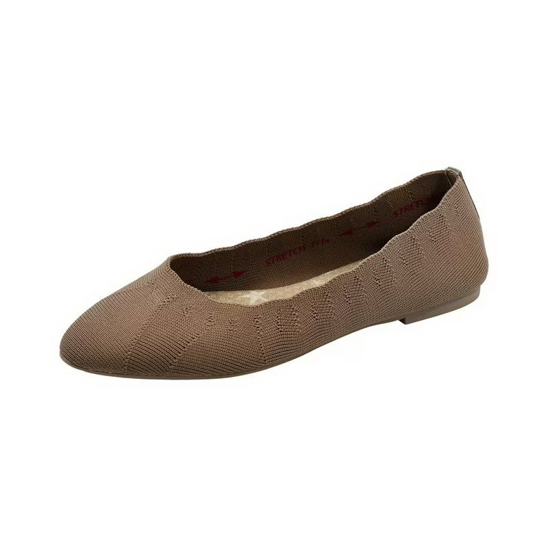 SKECHERS Women's Cleo Bewitch Ballet Flat in TAUPE size EU39 *PRELOVED*BEKAS* Sepatu Ballet Flat Sep