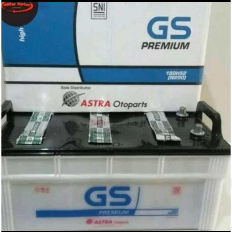 Aki Basah GS Astra 12V 200Ah N200 Genset