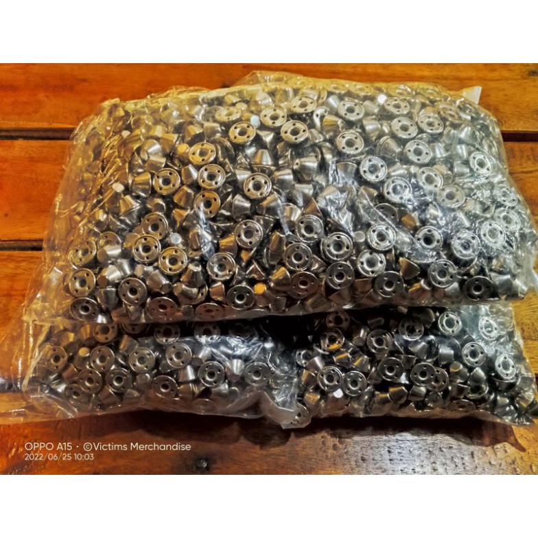 Terlaris SPIKE TANEM ANTI KARAT  AKSESORIS JAKET PUNK ROCK  SPIKE PANTEK ISI 1 BUTIR