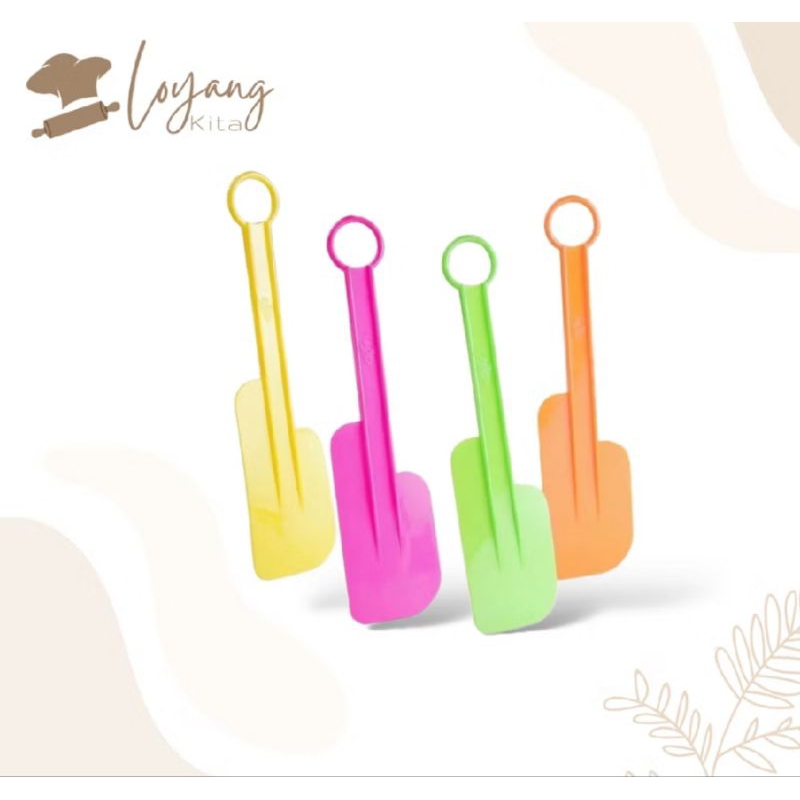 4 Pcs Solet Mentega Termurah | Solet Kue | Solet Plastik Pengoles Mentega | Solet | sodet plastik | 
