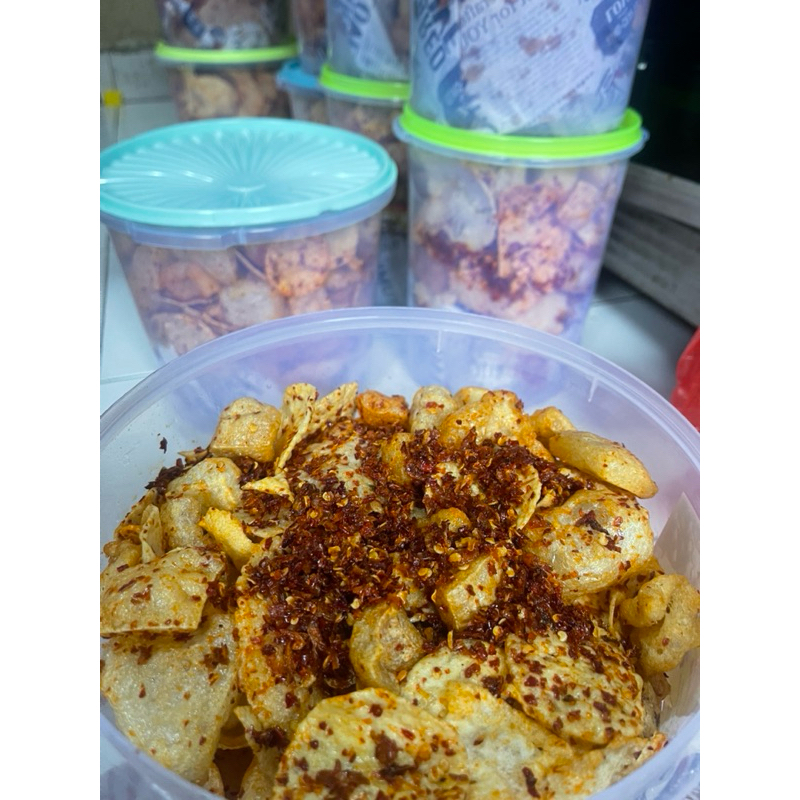 

Karupuak mix Ladomasiak khas saniangbaka solok