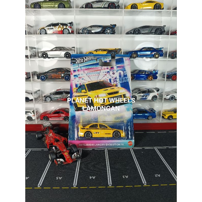 hot wheels 90's street scene mitsubishi lancer evolution vi