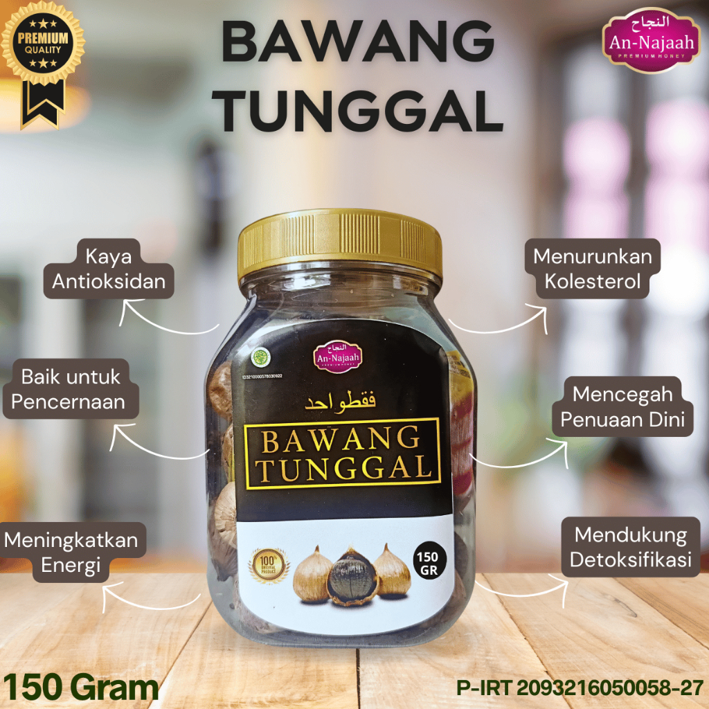 

An-Najaah Bawang Tunggal 150 Gram Kaya Manfaat, Tingkatkan Imun & Jaga Kesehatan