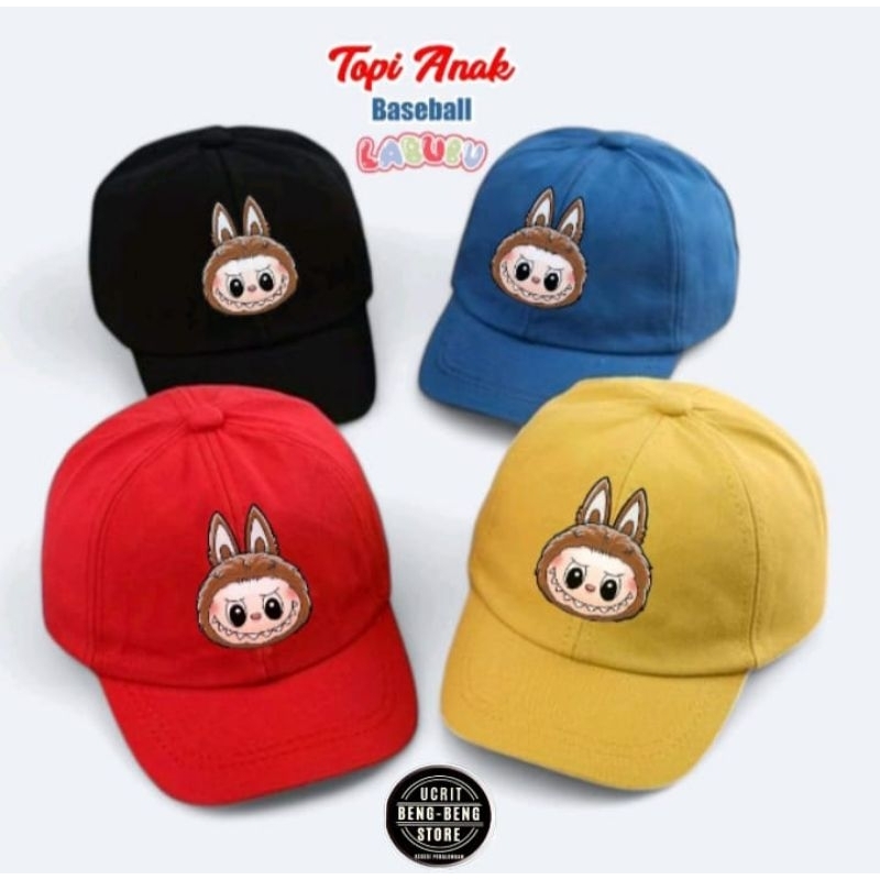 TOPI ANAK LABUBU//PELINDUNG KEPALA//COD//GRATIS ONGKIR