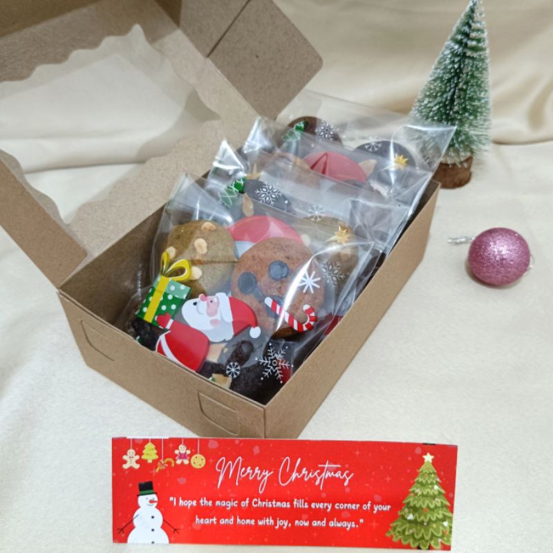 

BITE SIZE CHRISTMAS HAMPERS / Hampers Natal / Hampers Kue Natal (isi 16 pcs bite size cookies)